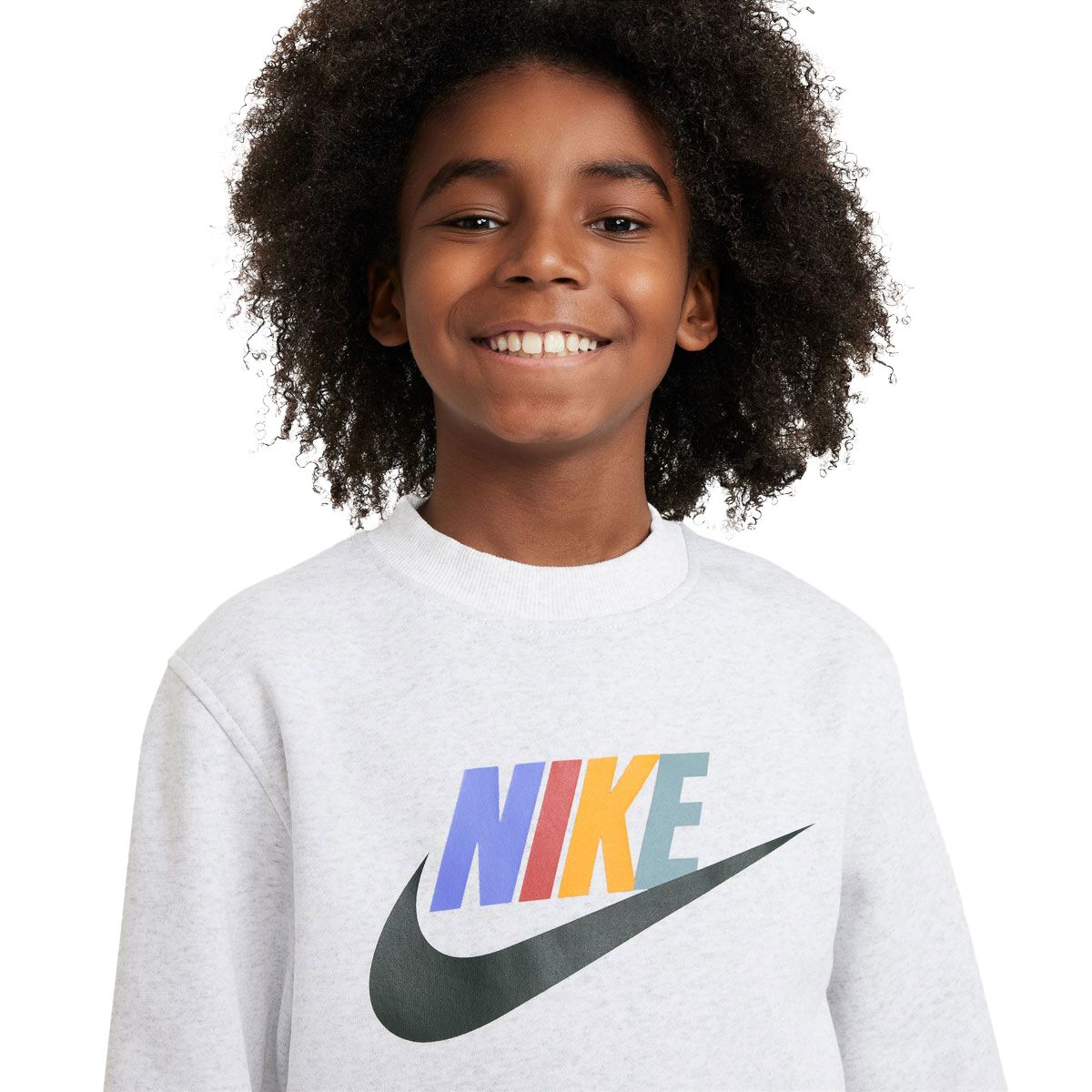 Nike Junior Sportswear Club Fleece HBR Crew Sweatshirt