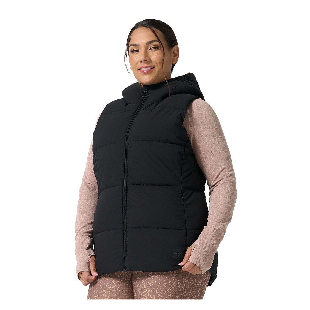 Ell/Voo Womens Leila Puffer Vest