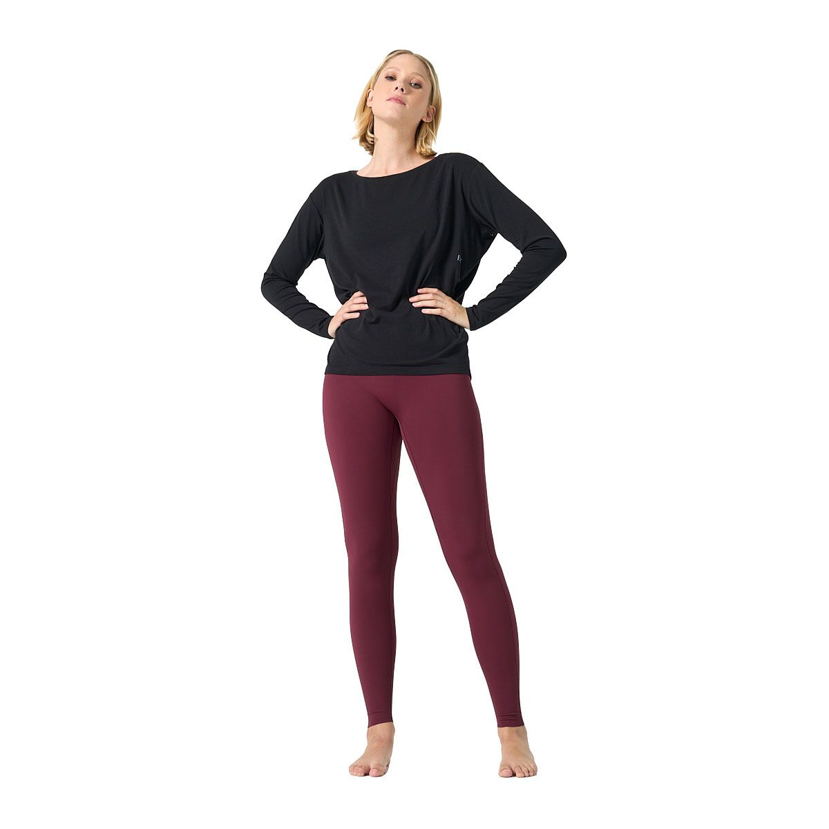 Ell/Voo Womens Juni Long Sleeve Tee