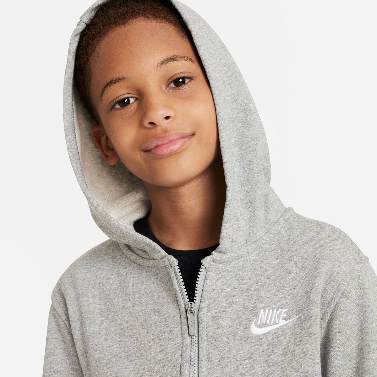 Nike Junior Sportswear Club Fleece Full Zip Hoodie
