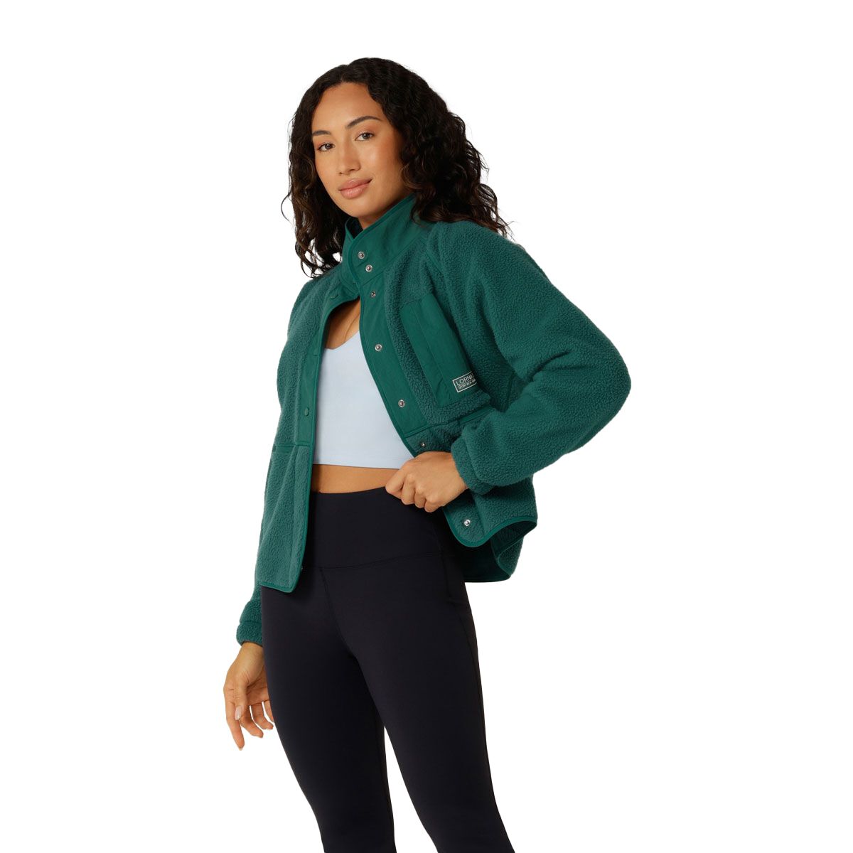 Lorna Jane Womens Adventure Sports Sherpa Fleece Jacket