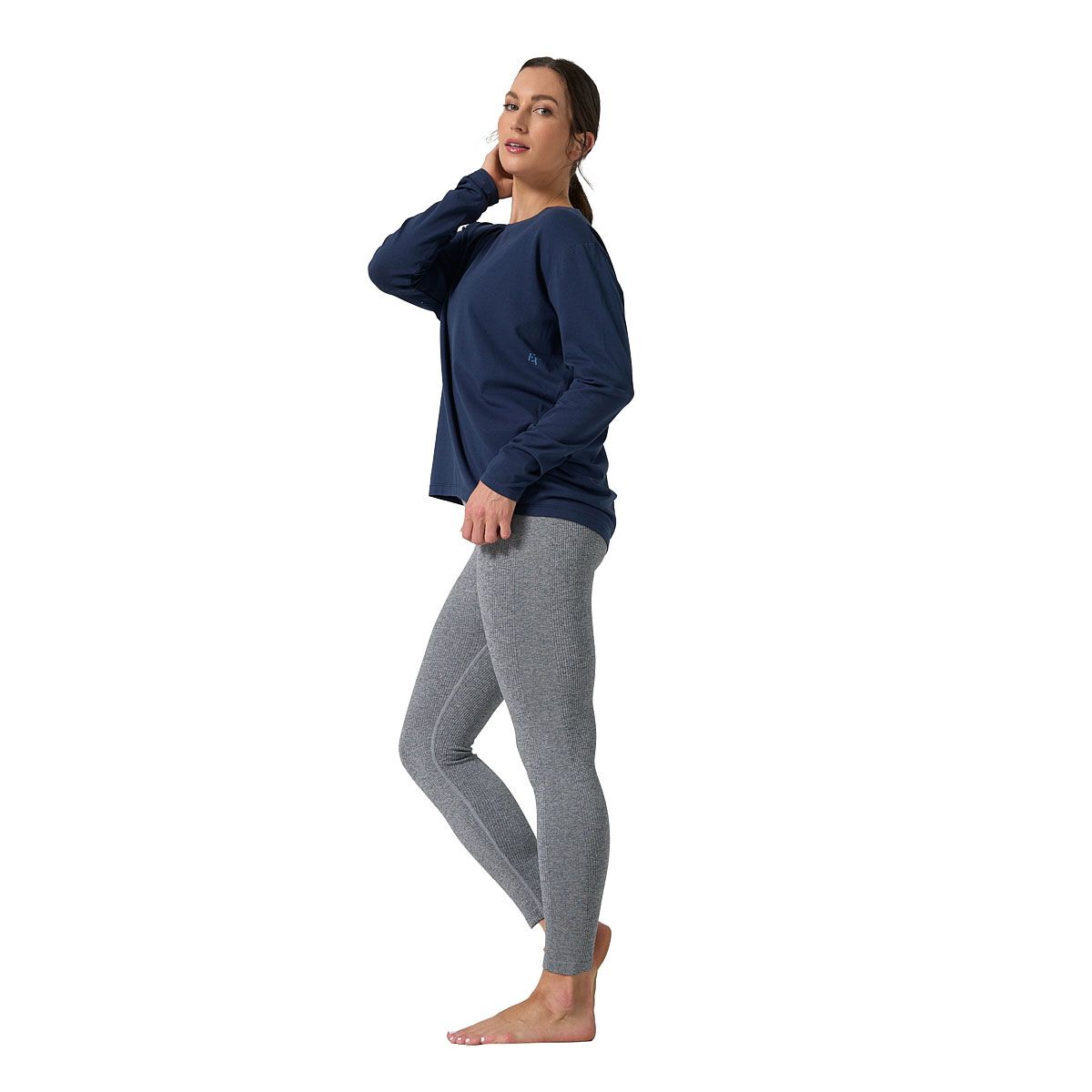 Ell/Voo Womens Juni Long Sleeve Tee