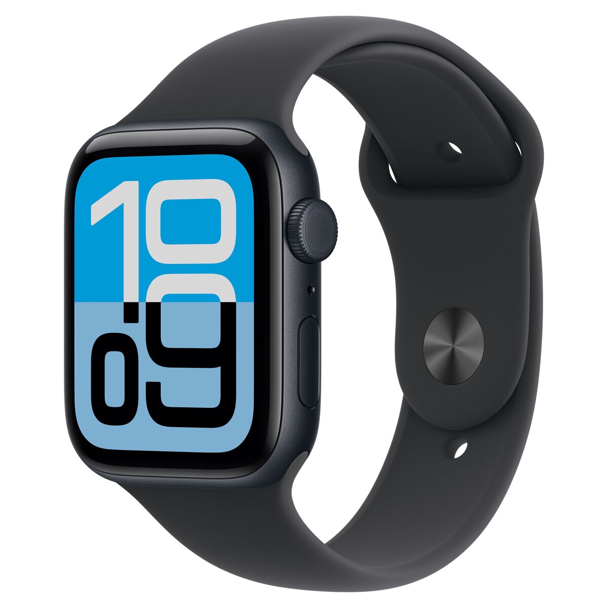 Apple Watch SE 3 GPS + Cellular 44mm Midnight Aluminium Case with Black Sport Band - M/L