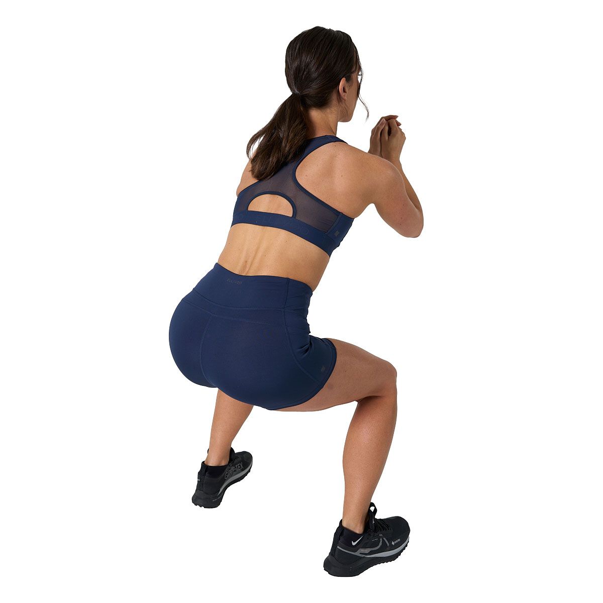 Ell/Voo Womens Essentials 3 Inch Pocket Tights