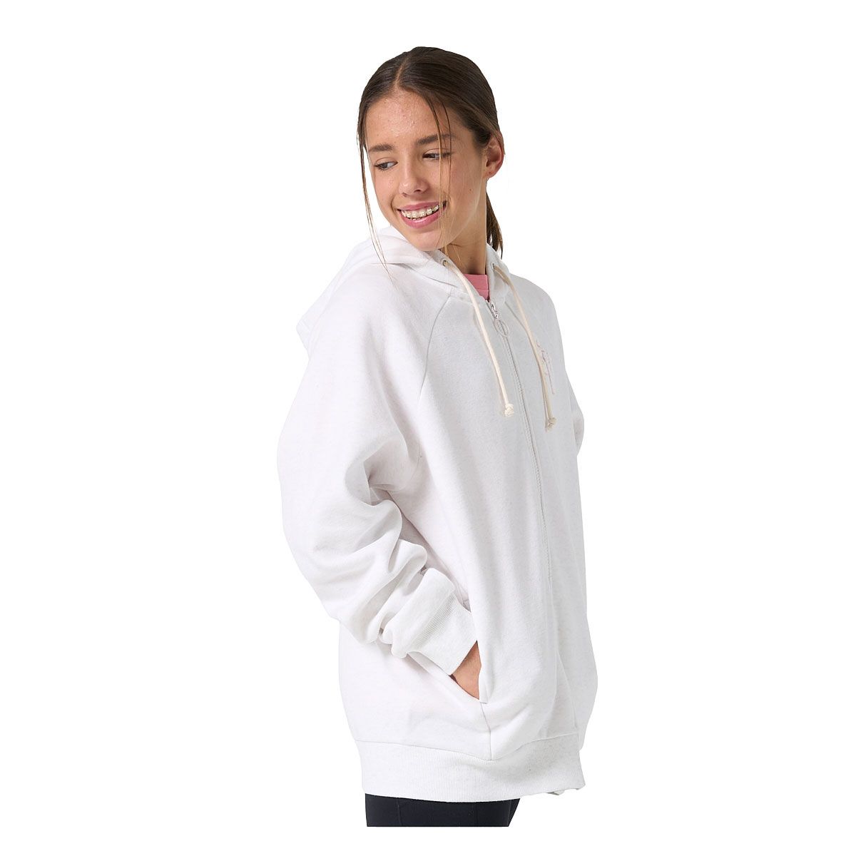 Ell/Voo Junior Mae Fleece Full Zip Hoodie