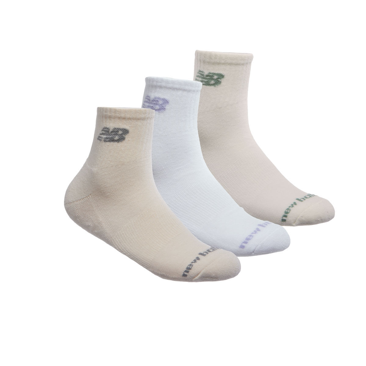 New Balance Quarter Crew Socks 3pk