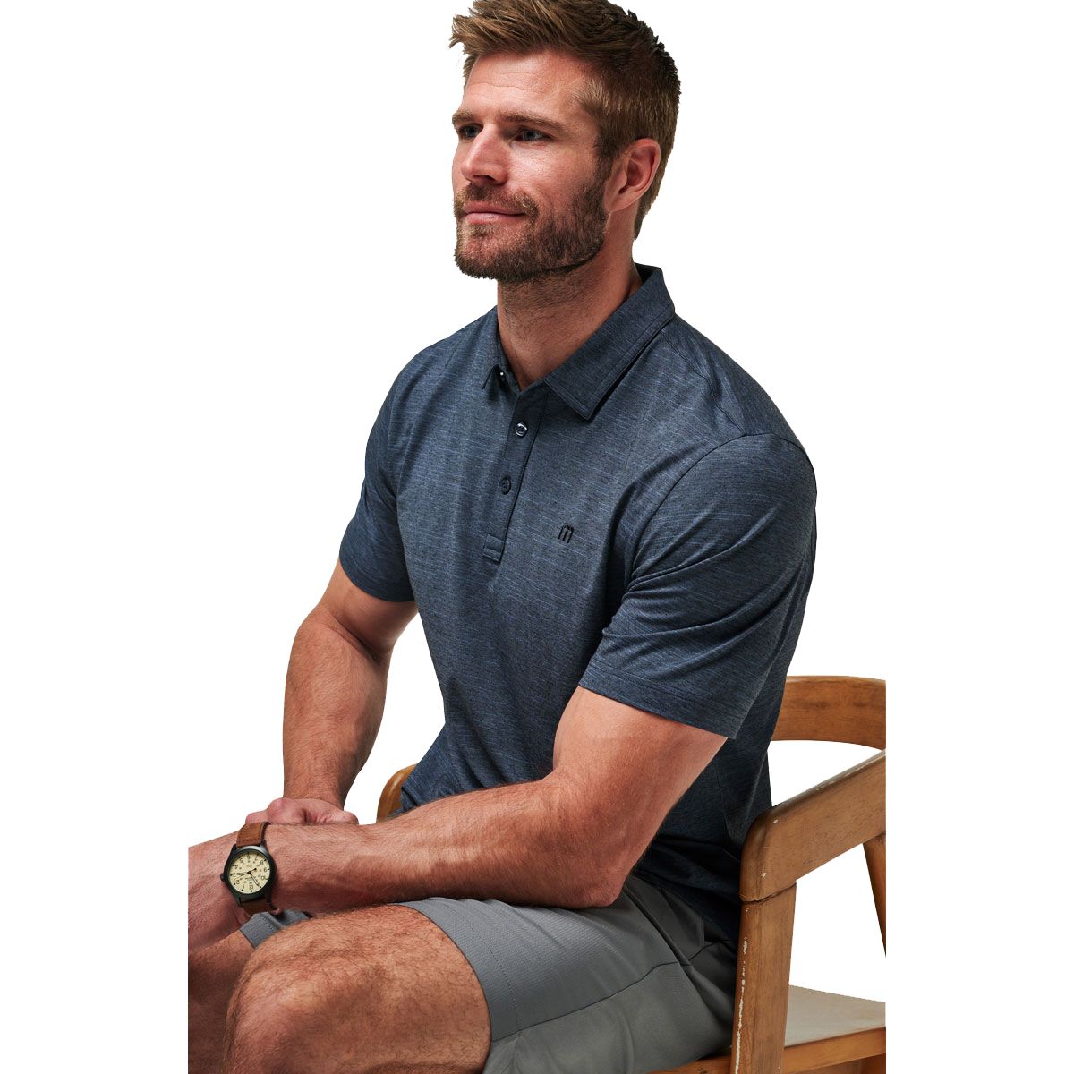 Travis Mathew Mens The Heater Golf Polo