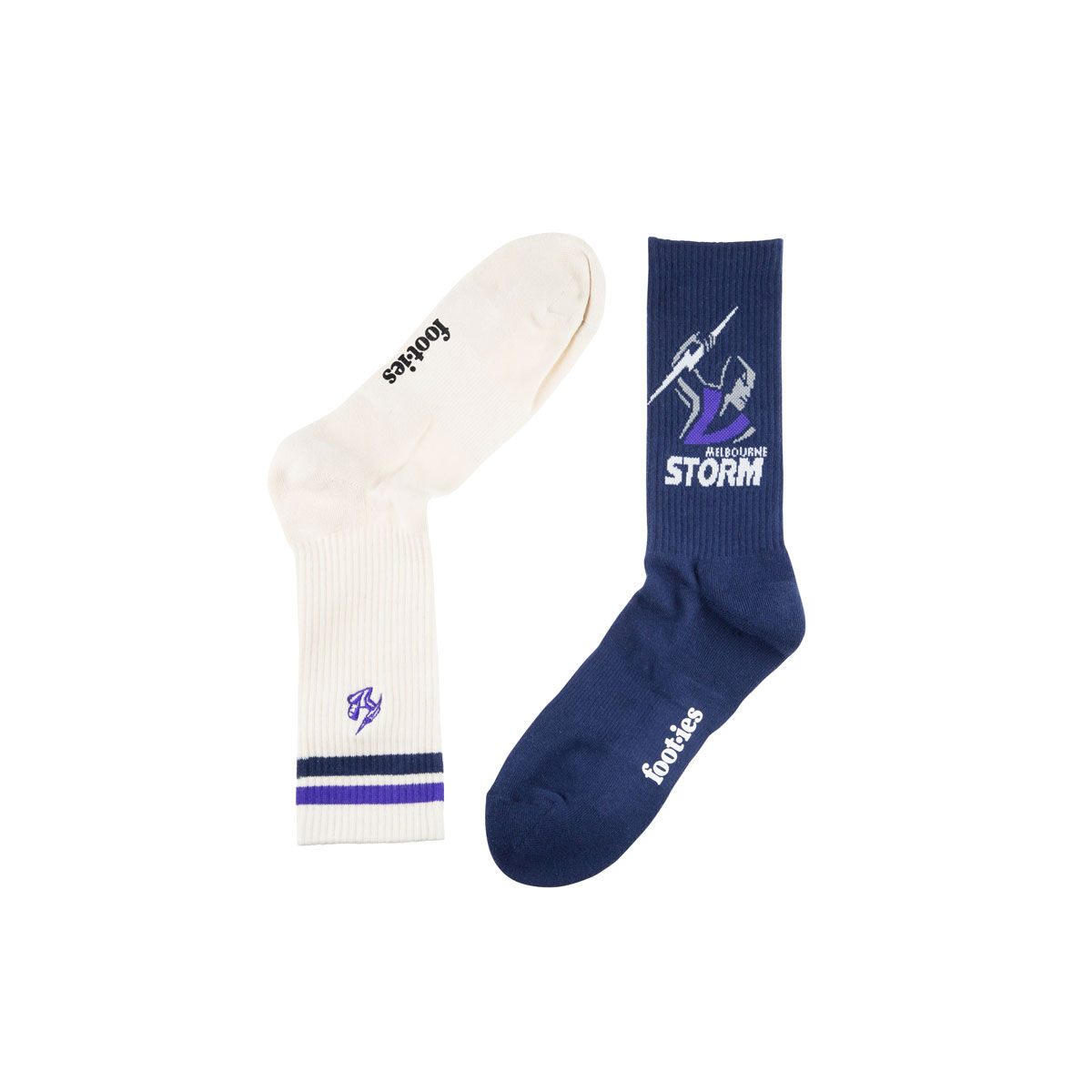Melbourne Storm Sneaker Socks 2 Pack Multi M/L