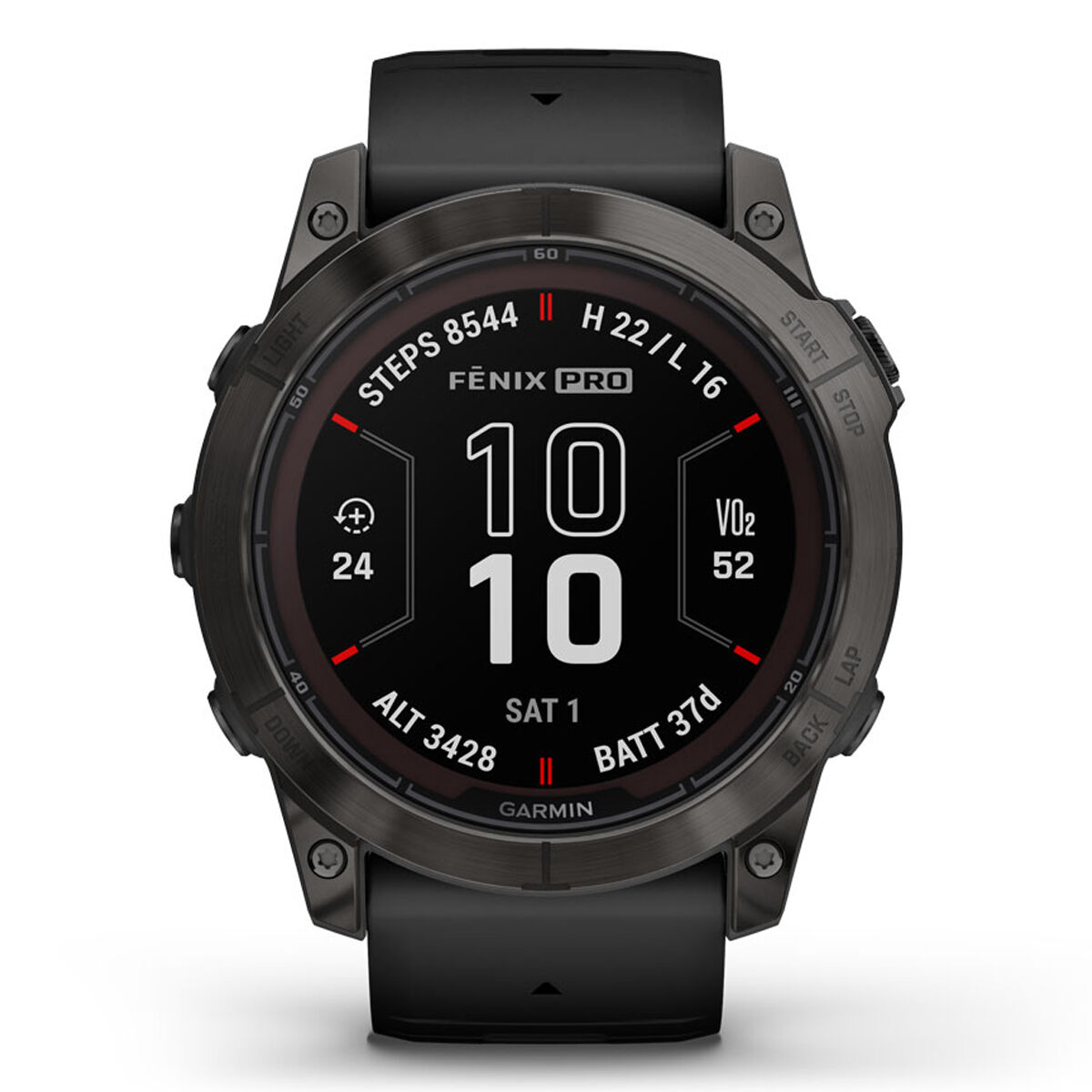 Garmin Fenix 7X Pro Sapphire Solar Watch - Carbon Gray