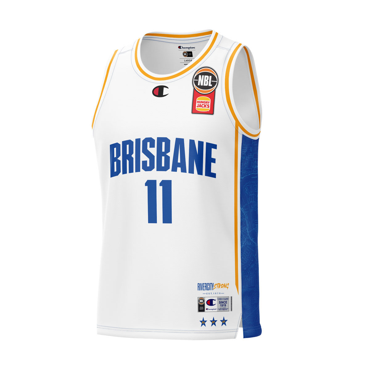Brisbane Bullets Mens Rocco Zikarsky Away 2024 Basketball Jersey