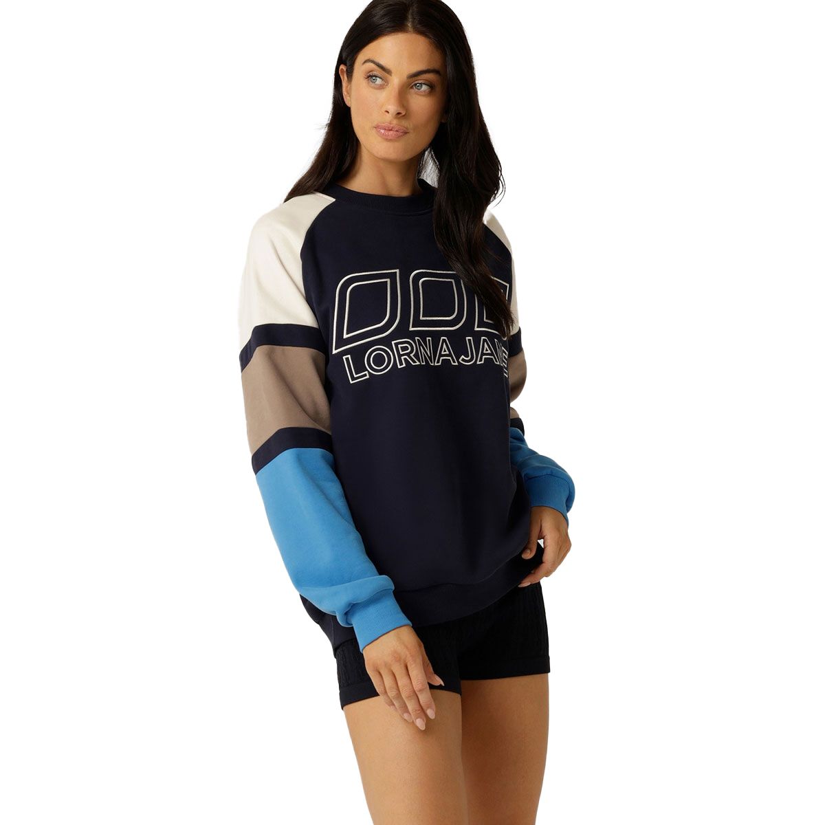 Lorna Jane Womens LJ Icons Oversized Crew Sweatshirt