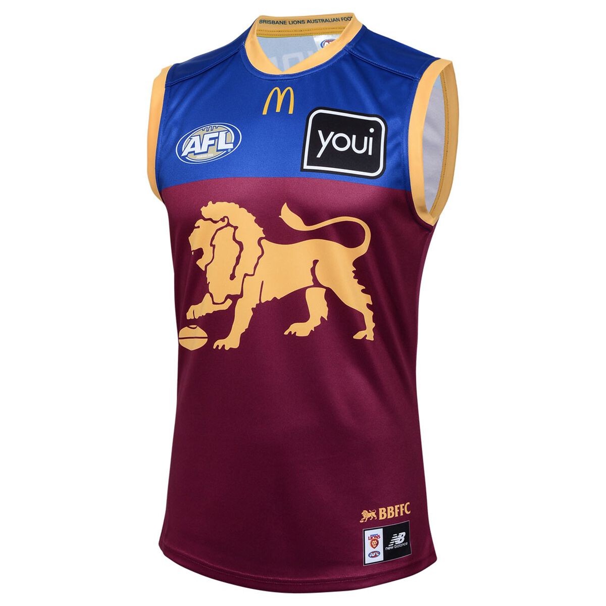 Brisbane Lions Mens 2025 Home Guernsey