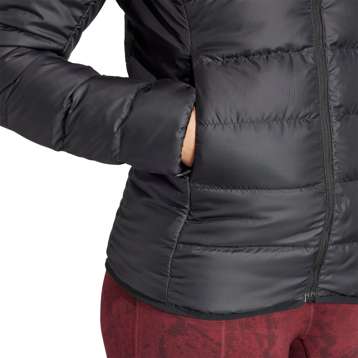 adidas Womens Multi Light Down Hooded Jacket