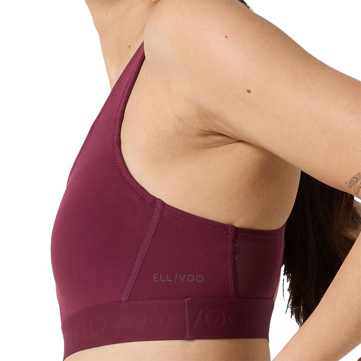 Ell/Voo Womens Essentials Training Crop Sports Bra
