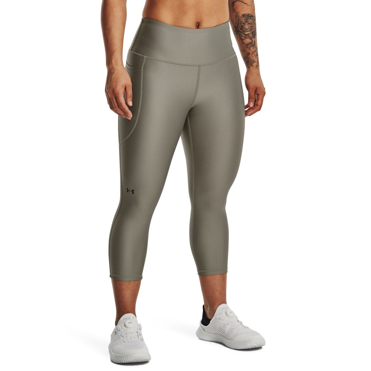 Under Armour Womens HeatGear Armour No Slip Capri Tights