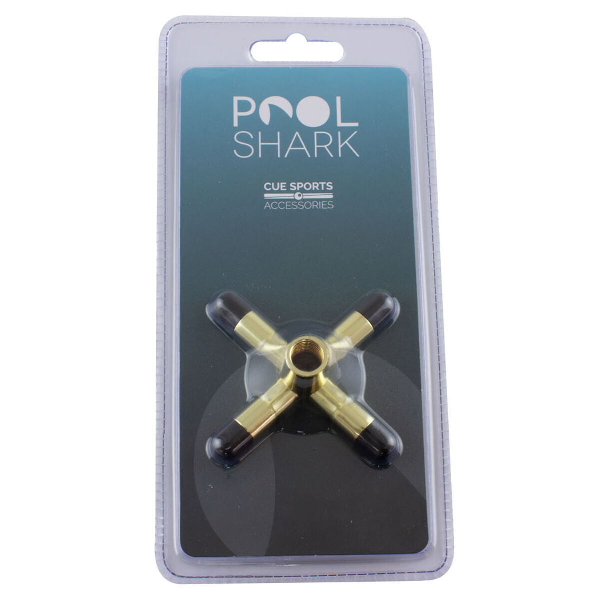 Pool Shark Brass Cross Rest