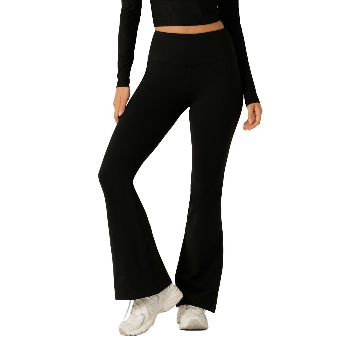 Lorna Jane Womens Lotus Thermal Flared Leggings