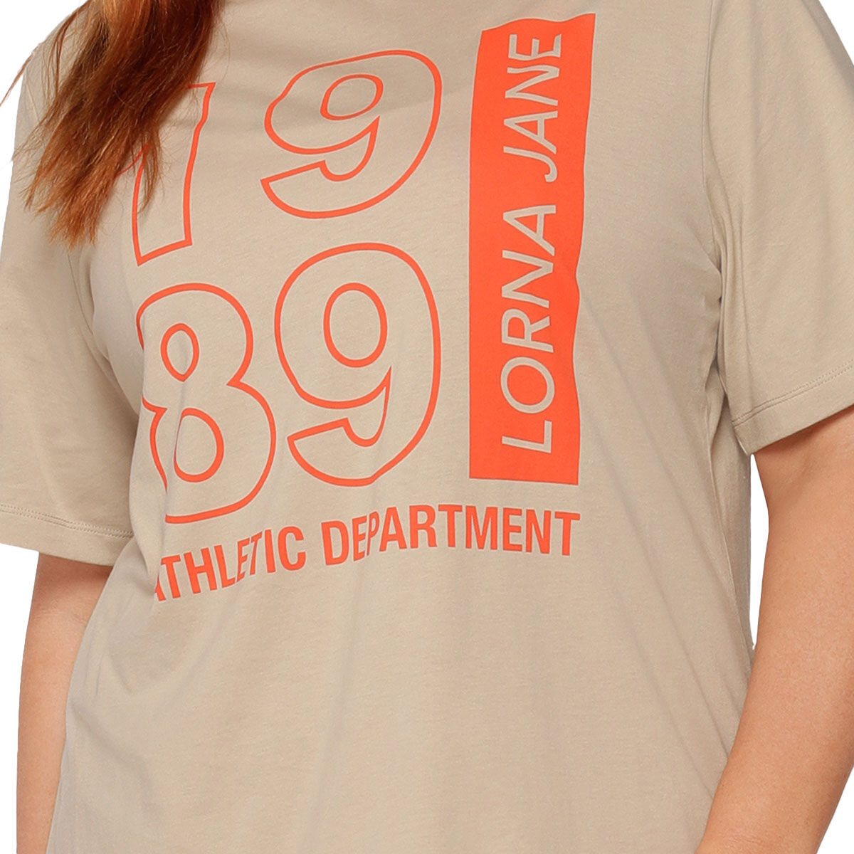 Lorna Jane Womens Athletic Transdry Relaxed Tee