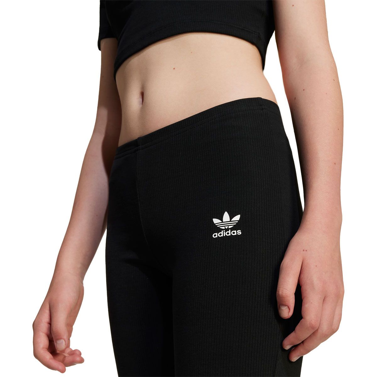 adidas Originals Junior Ribbed Flare Pants