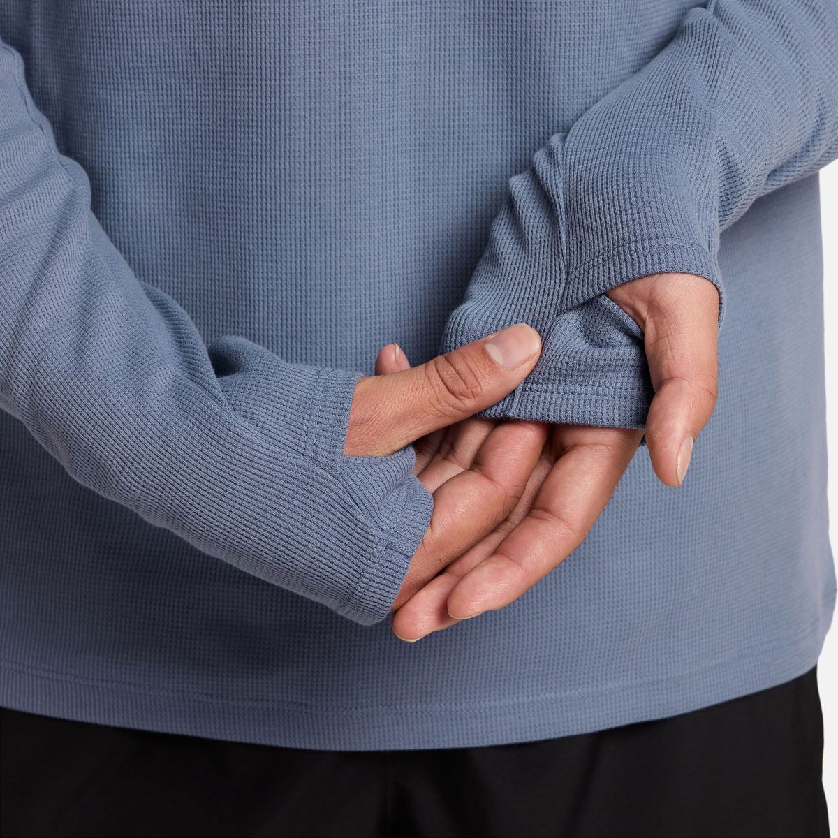 Nike Mens Stride Dri-FIT Waffle Crew Running  Sweatshirt