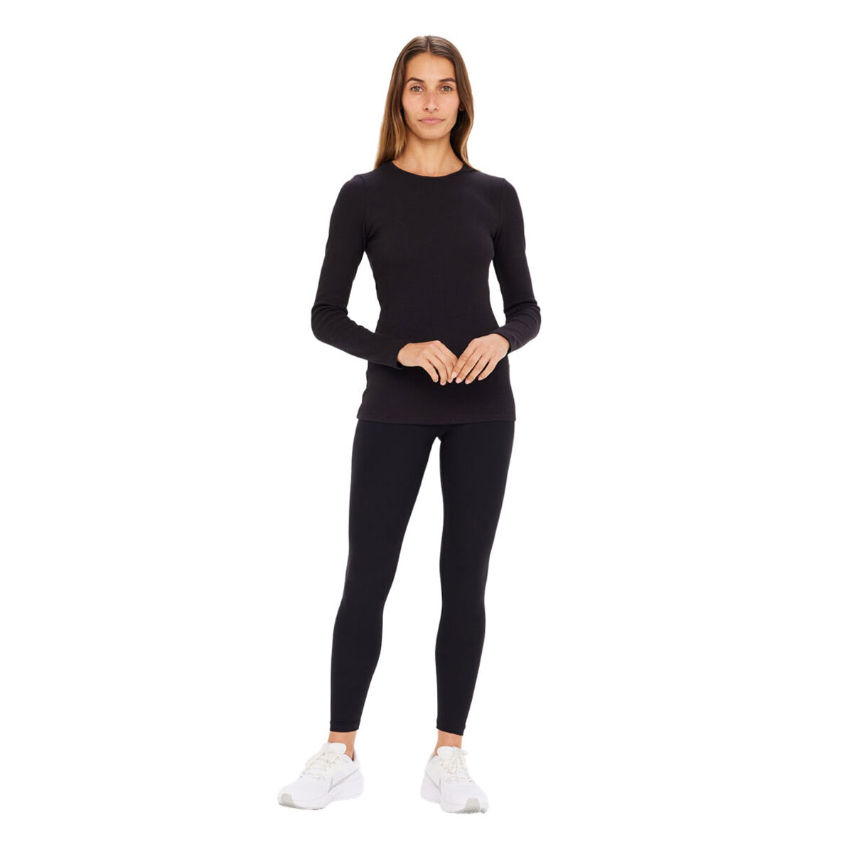 The Upside Womens Rib Chrissy Long Sleeve Top