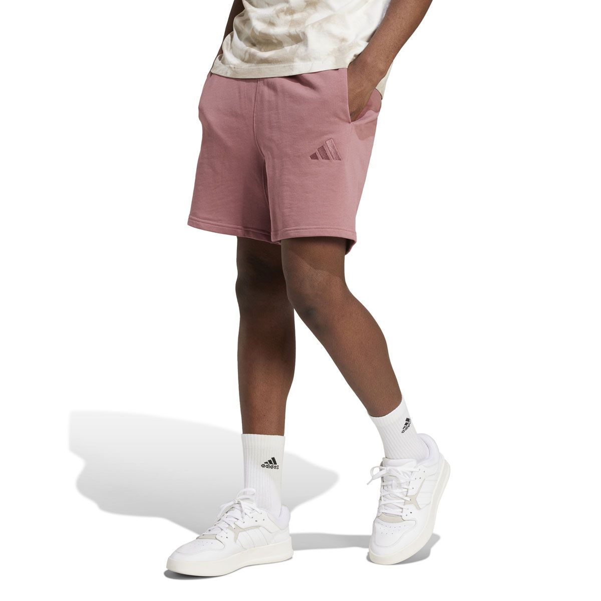 adidas Mens ALL SZN Graphic Fleece Shorts