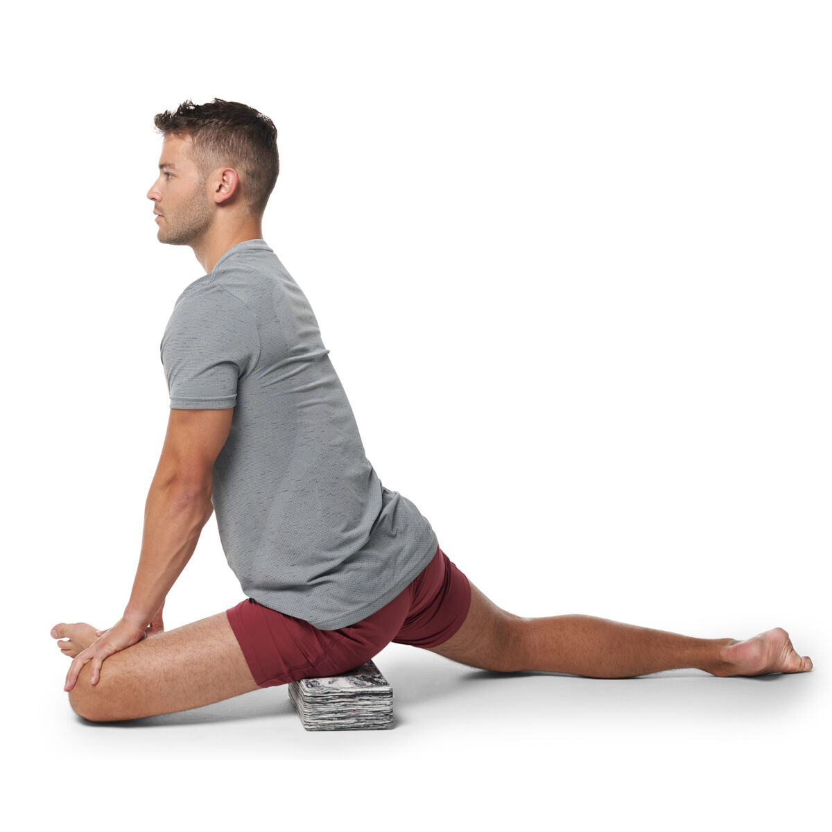 Celsius Marble Yoga Block And Strap Combo