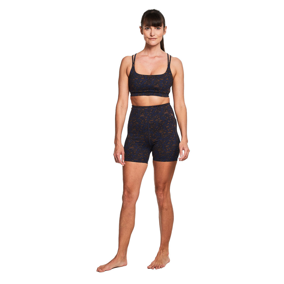 Bahe Womens Dinamica High Rise Shorts