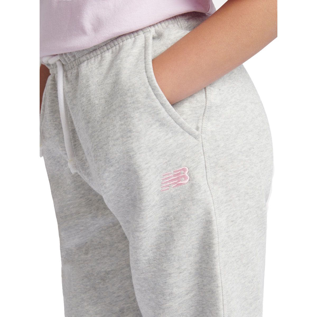 New Balance Junior French Terry Small Logo Jogger Track Pants