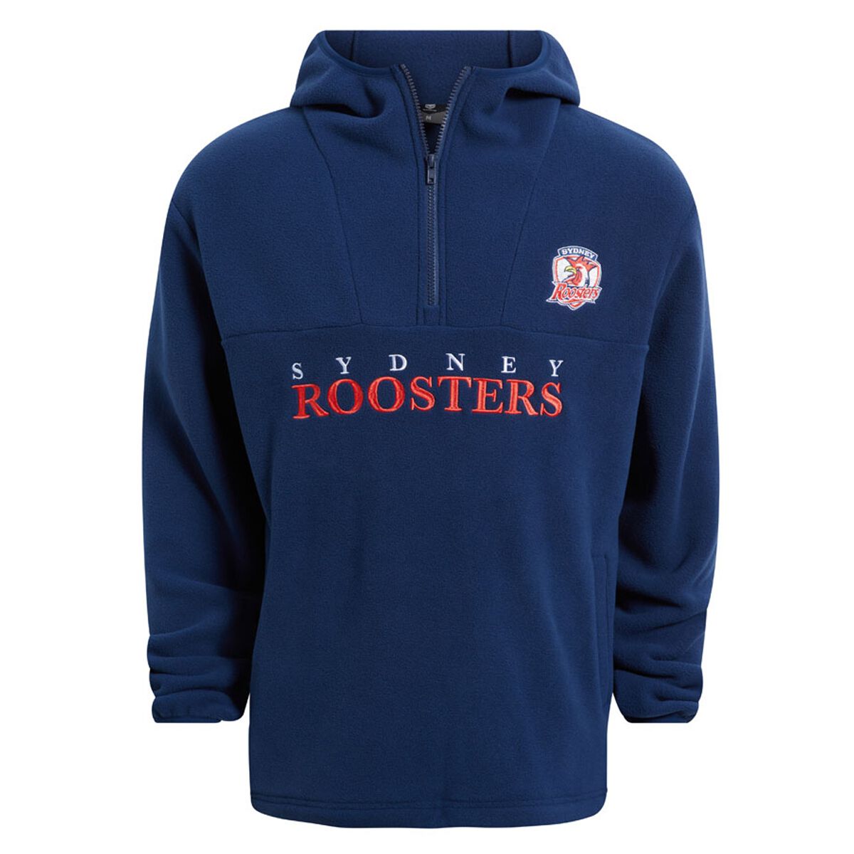 Sydney Roosters Mens Quarter-Zip Polar Fleece