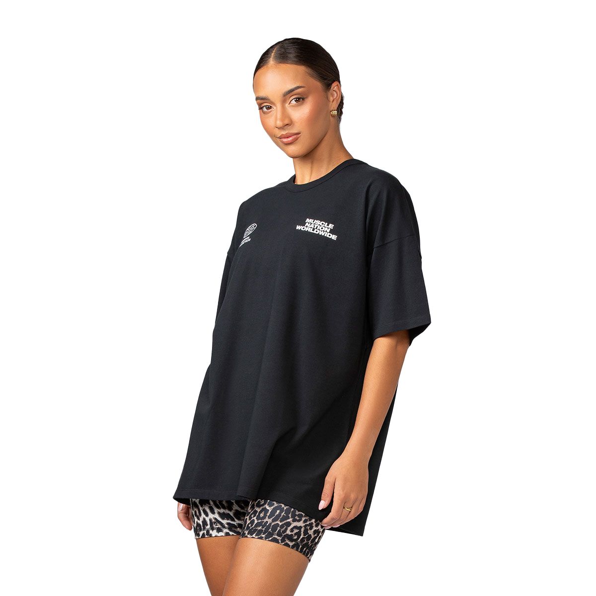 Muscle Nation Womens Global Oversized Tee