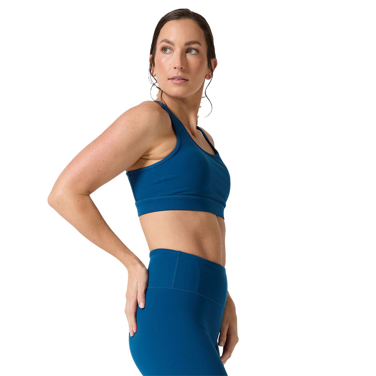 Ell/Voo Womens Essentials Crop Sports Bra