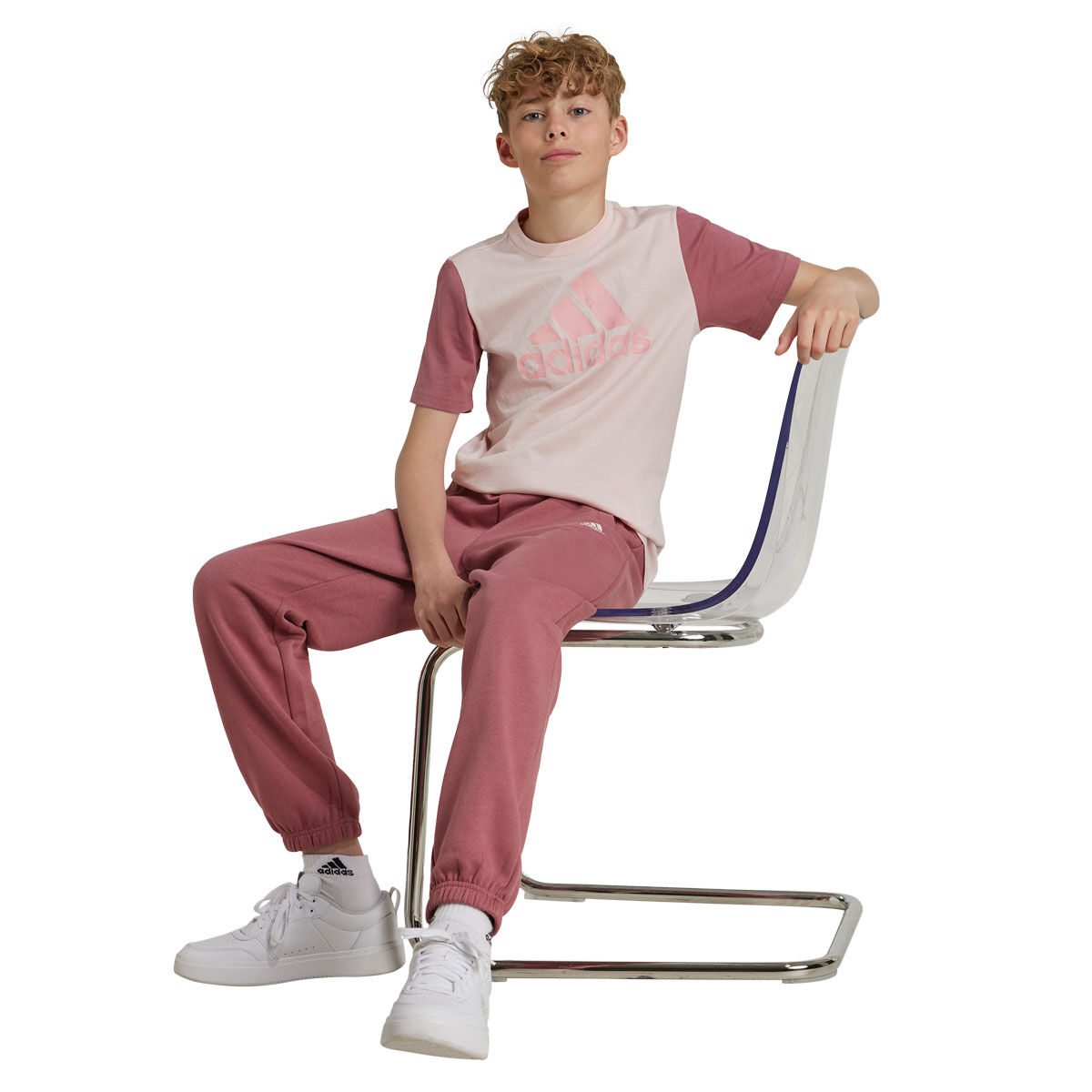 adidas Junior Feel Cozy Fleece Track Pants