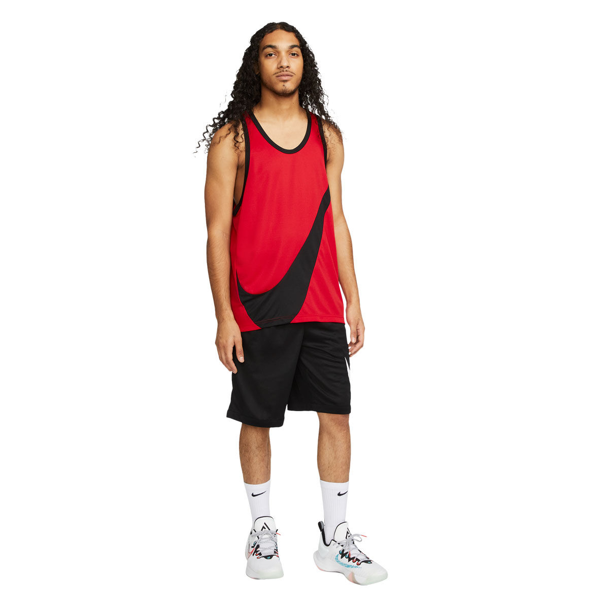 Nike Mens Dri-FIT Crossover Swoosh Basketball Jersey