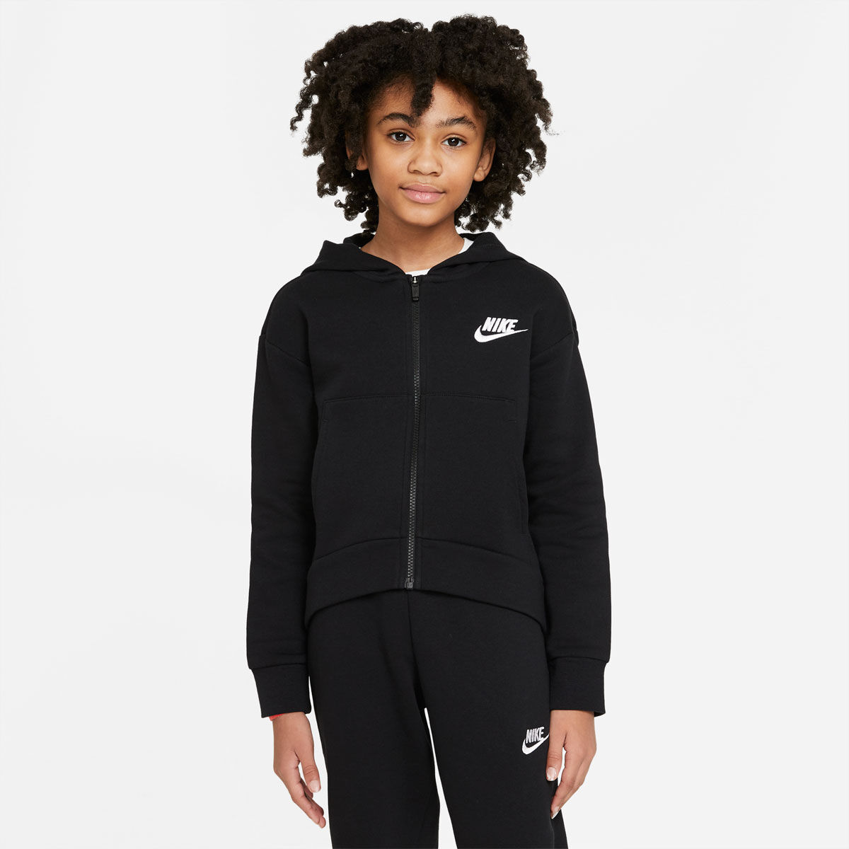 Nike Junior Sportswear Club Fleece Full Zip Hoodie