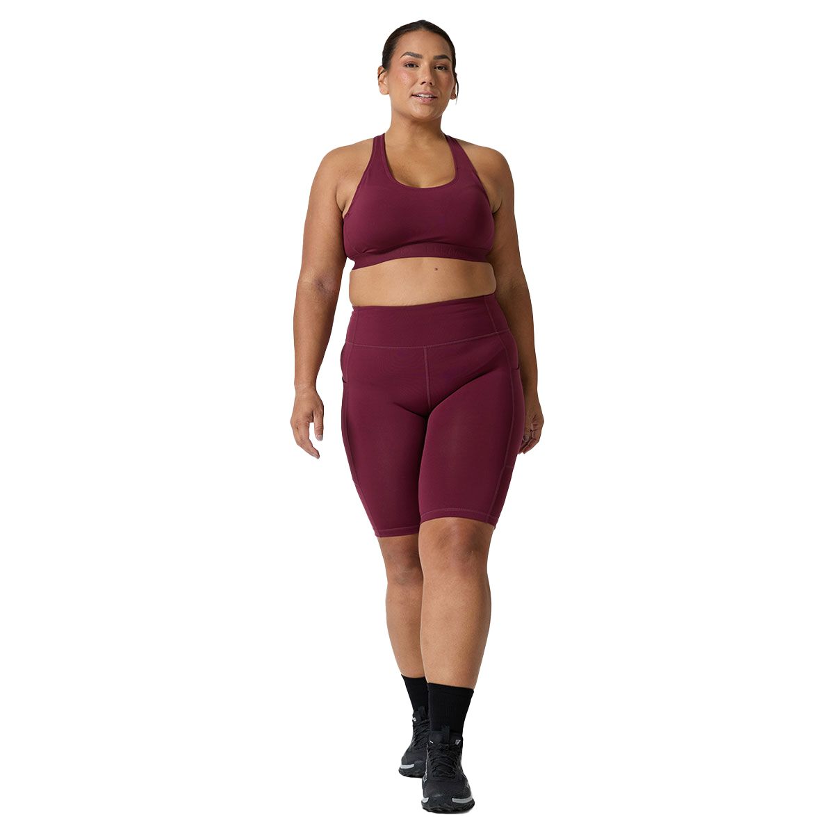 Ell/Voo Womens Essentials 9 Inch Pocket Short Tights