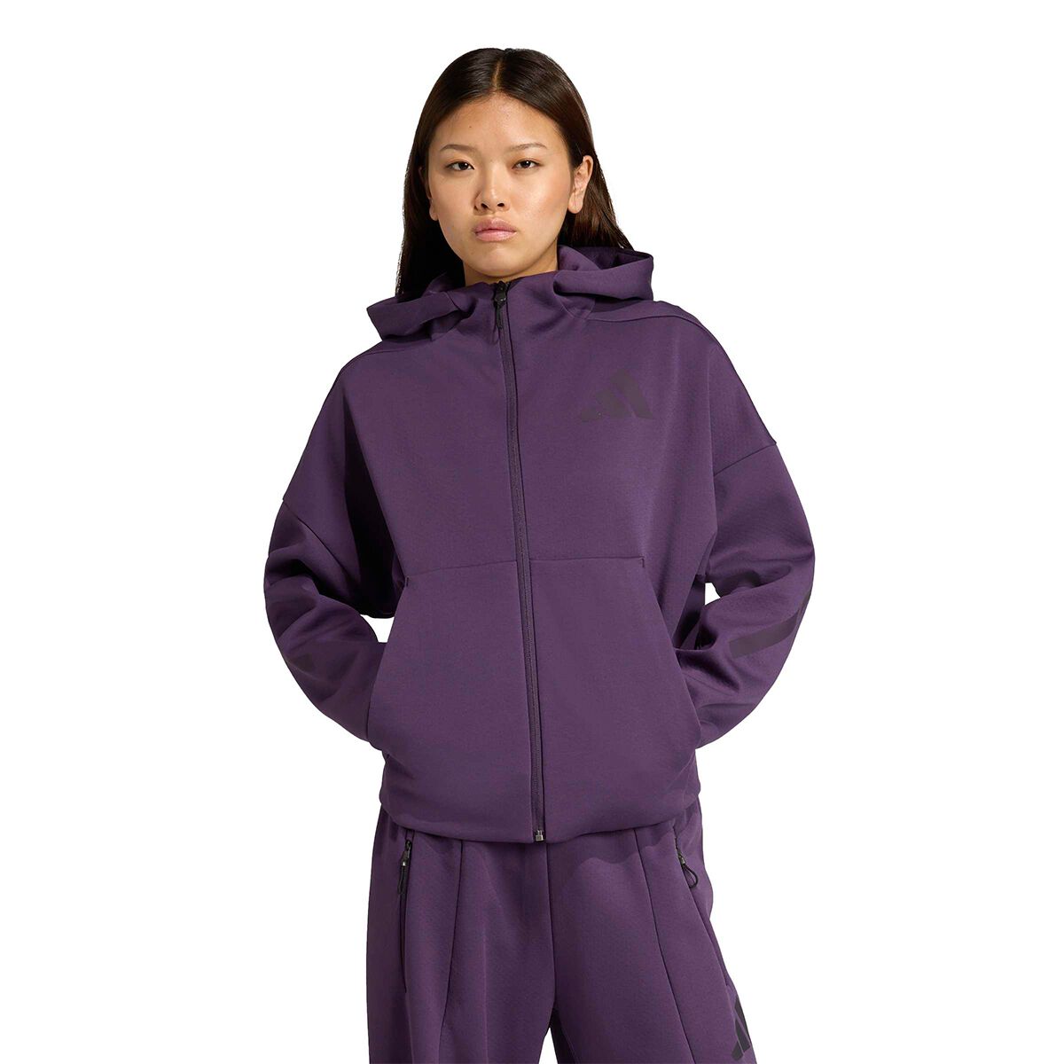 adidas Womens Z.N.E. Full Zip Hoodie