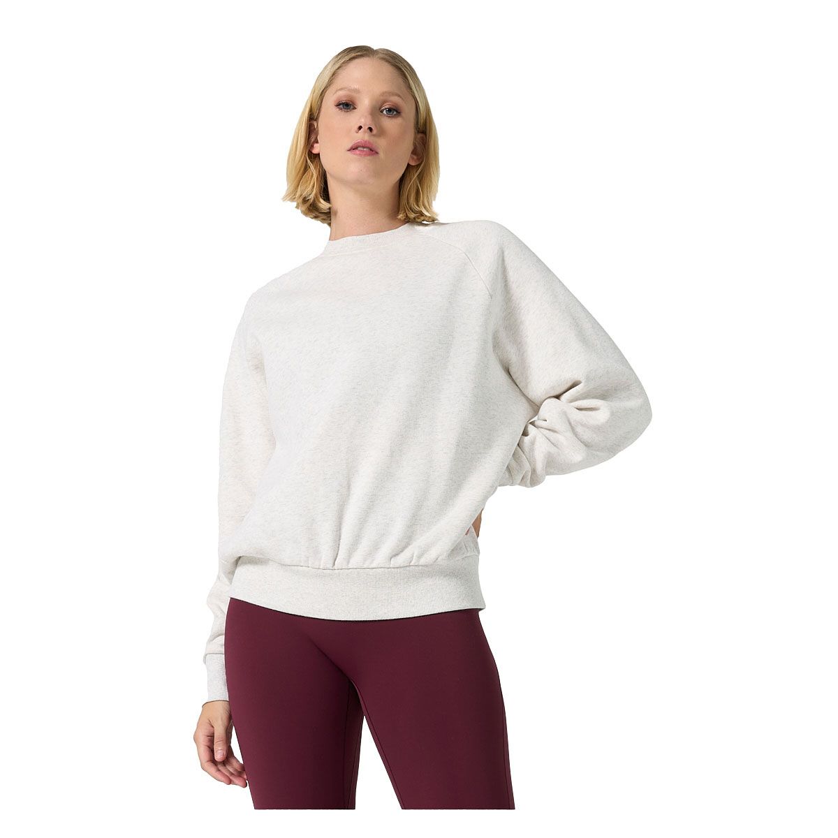 Ell/Voo Womens Mae Fleece Crew Neck Sweatshirt