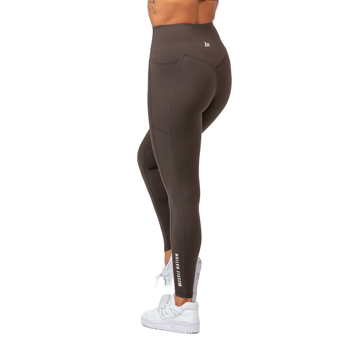 Muscle Nation Womens Agility Aura Pocket Ankle Tights