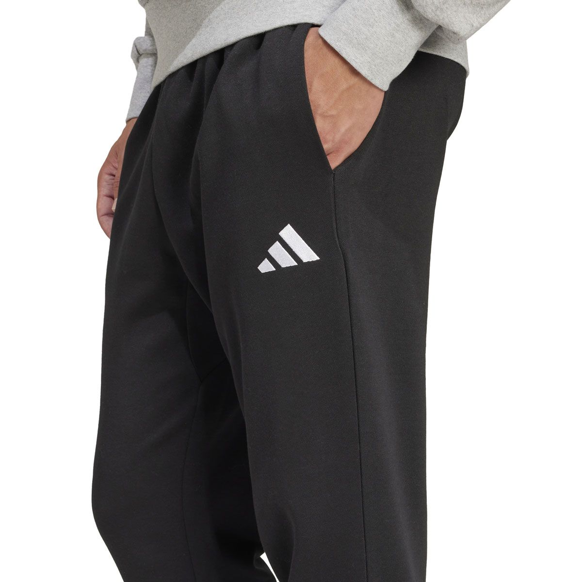 adidas Mens Essentials Feel Cozy Fleece Track Pants