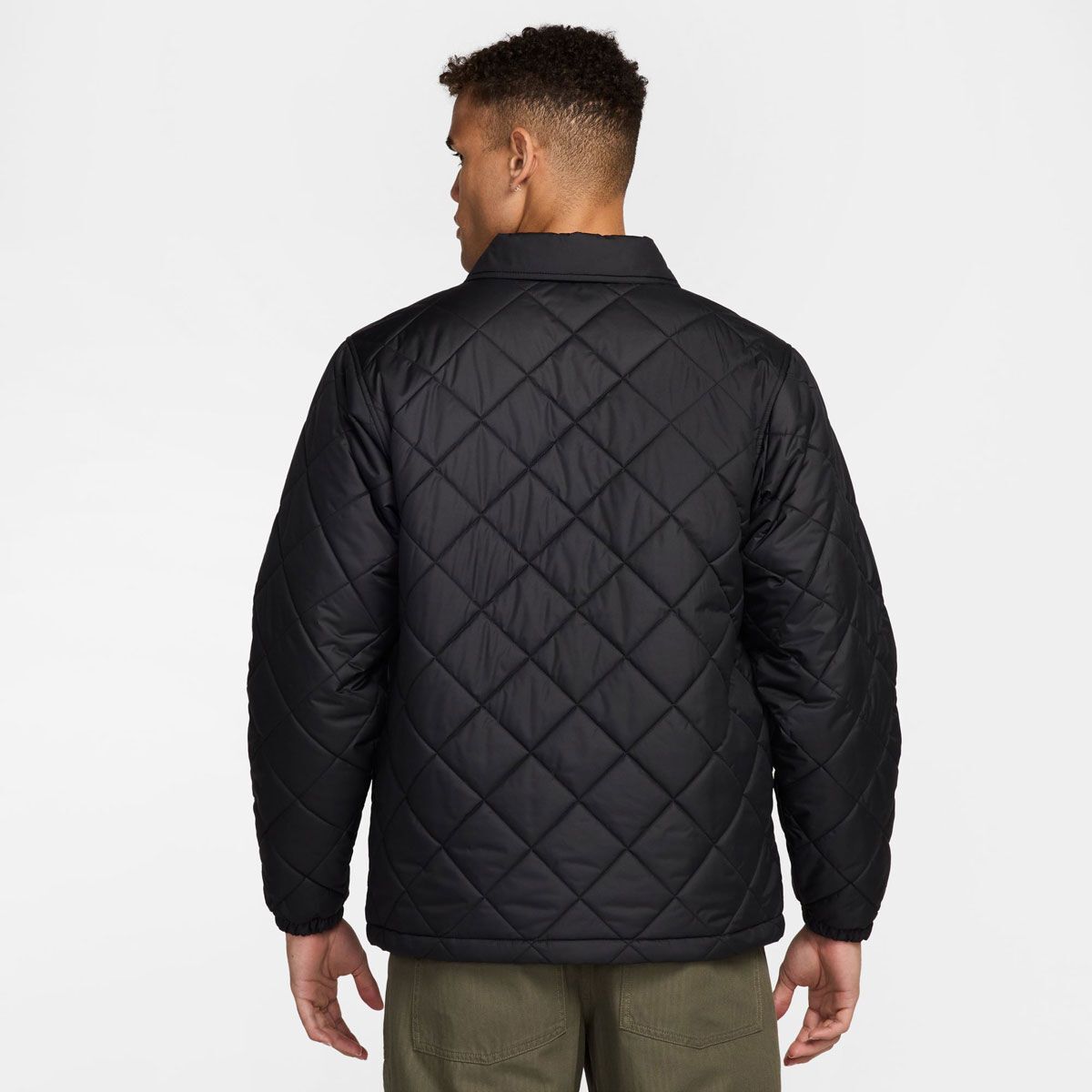 Nike Mens Club Therma-Fit Lightweight Quilted Jacket Black S
