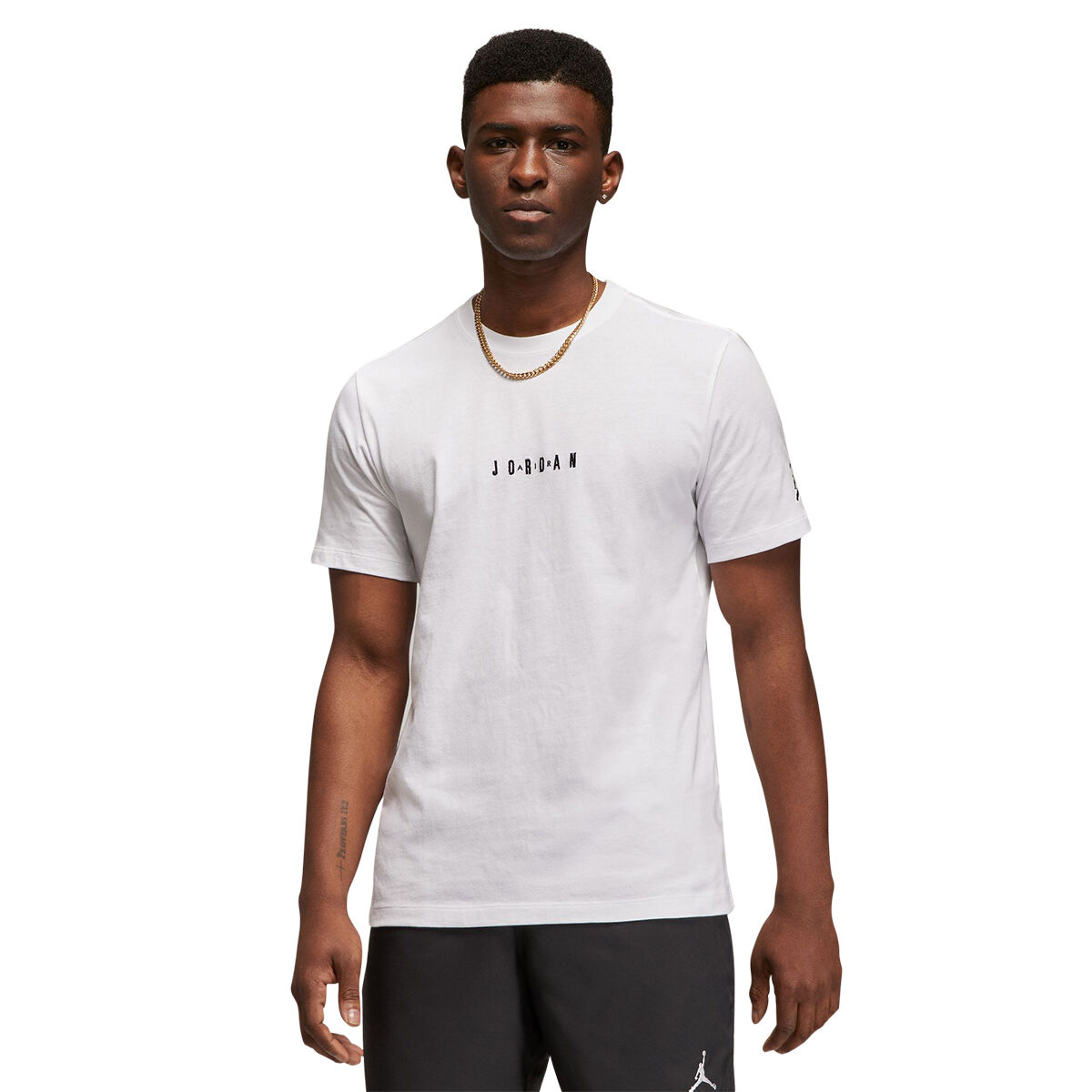 Jordan Air Mens Jumpman Embroidered Basketball Tee