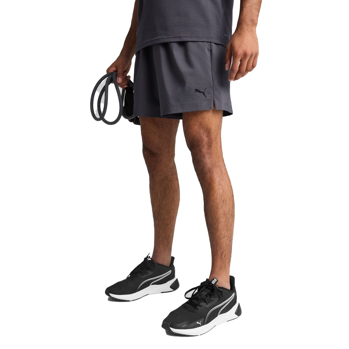 PUMA Mens Train All Day Essentials 5 Inch Woven Training Shorts