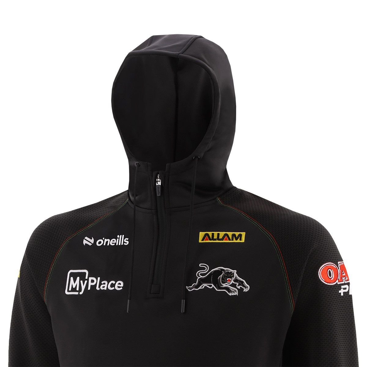 Penrith Panthers Mens 2025 Lesuire Tech Fleece Hoodie