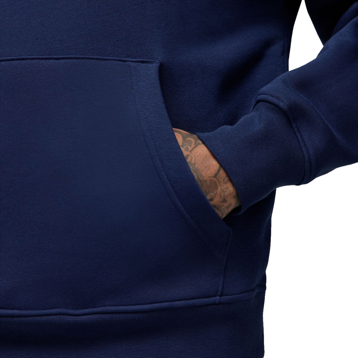 Jordan Mens Essential Fleece  Baseline Pullover Hoodie