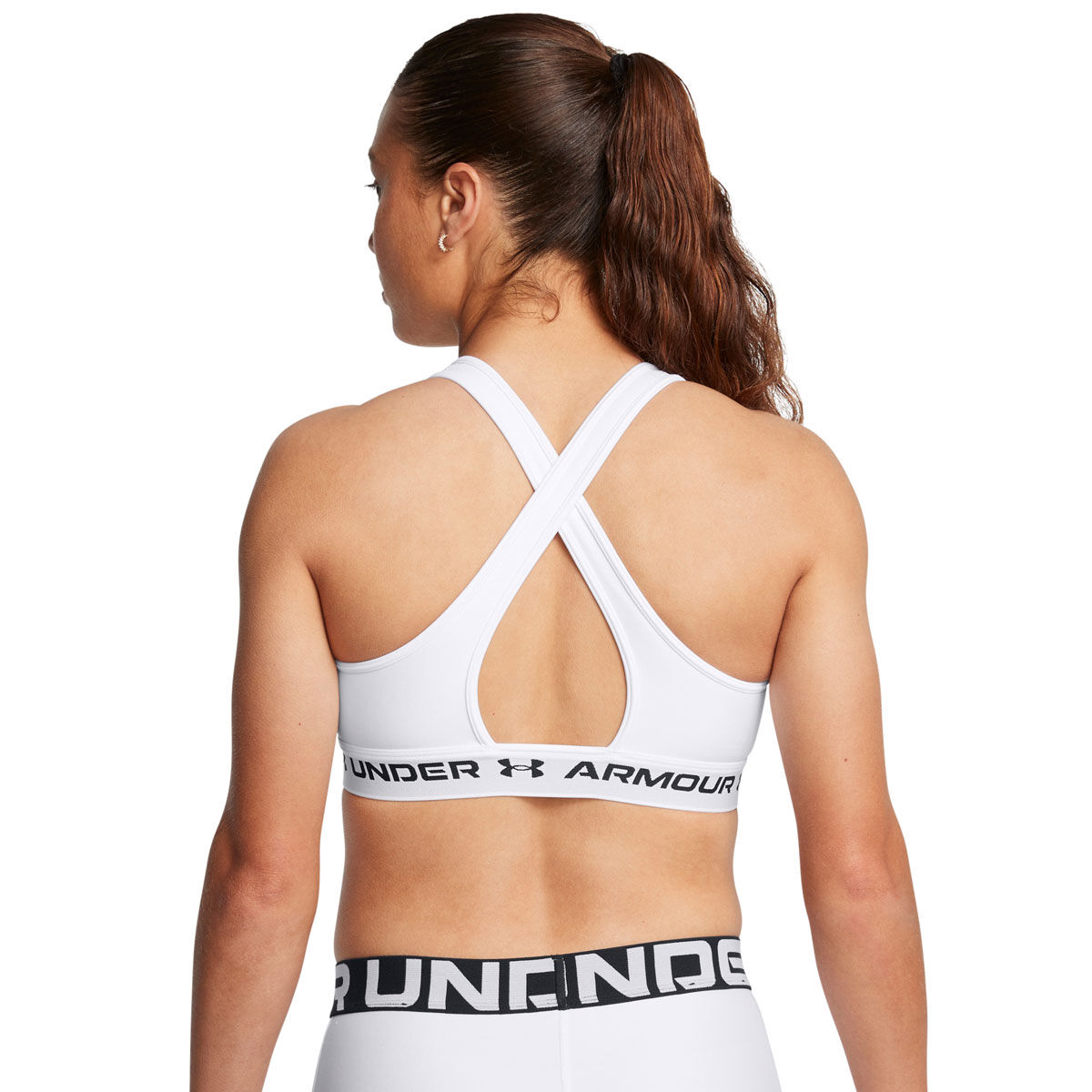 Under Armour Womens Crossback Mid Support Sports Bra