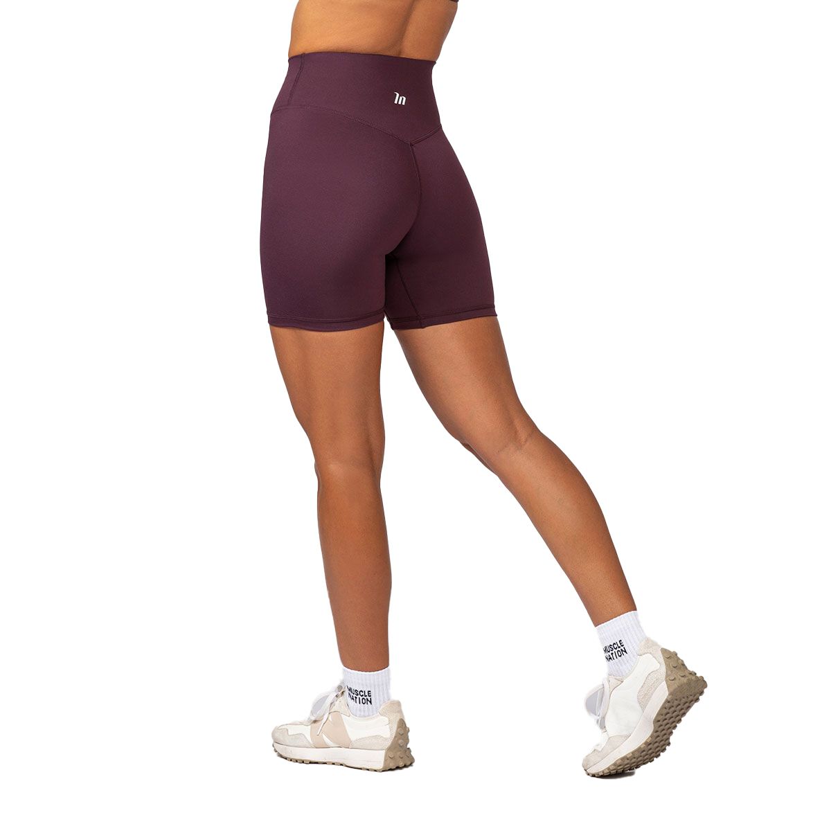 Muscle Nation Womens Zero Rise Everyday Bike Shorts