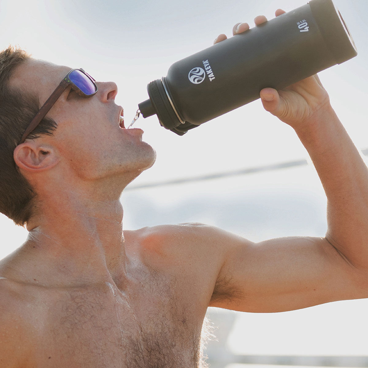 Takeya Actives Spout 1.2L Insulated Bottle