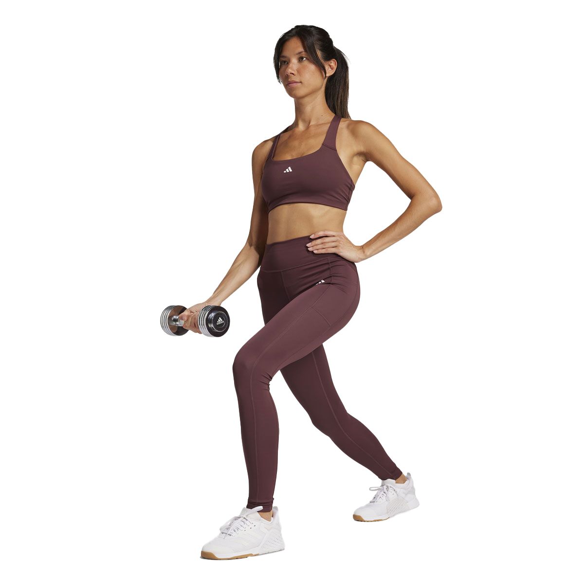 adidas Womens Optime High Rise Full Length Tights