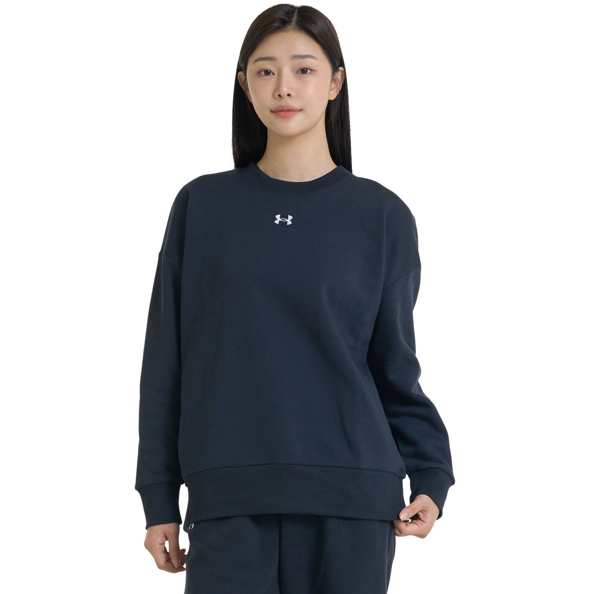 Under Armour Womens Rival Fleece Oversized Crew Sweatshirt